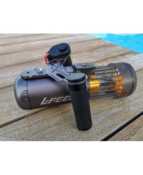 Paire De Moteurs De Propulseur Sous-marin étanches IP68 Pour Bateau Télécommandé - Hélices Avant/arrière, Matériau Anticorrosion